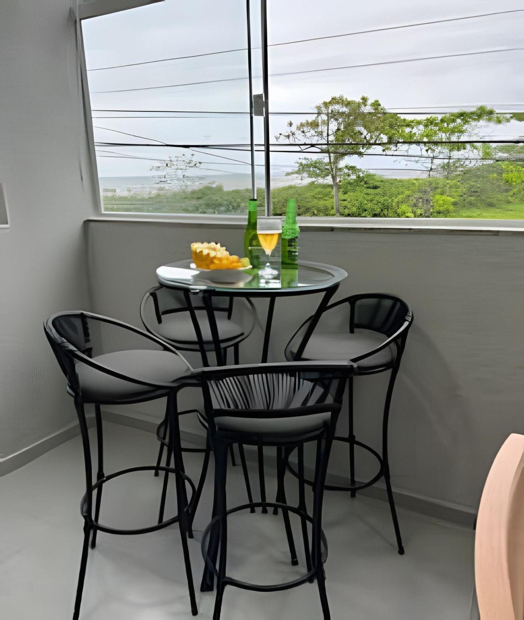 Ferienwohnung Flamingo Pe Na Areia Matinhos Exterior foto